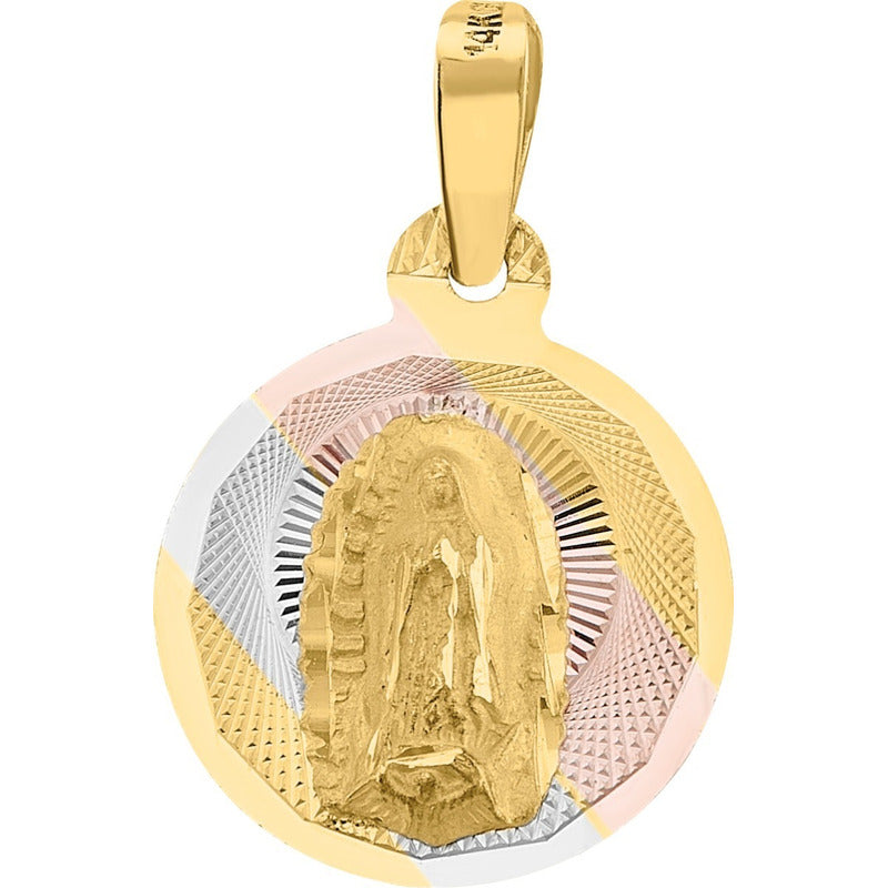 Medalla De La Virgen De Guadalupe Oro 14 K + Obsequio
