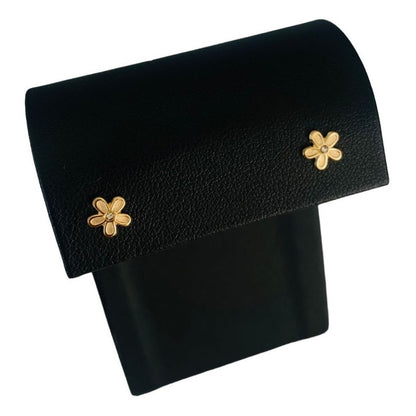 Increibles Broqueles De Flor Con Zirconia 14k + Obsequio