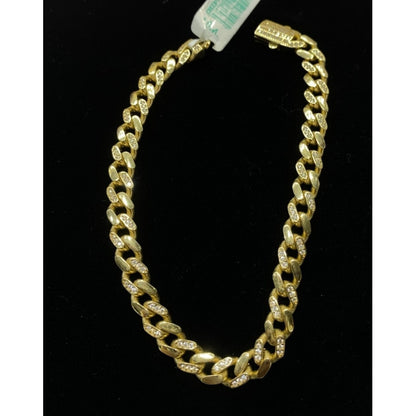 Bonita Pulsera Barbada En Oro De 10 Kilates + Regalo