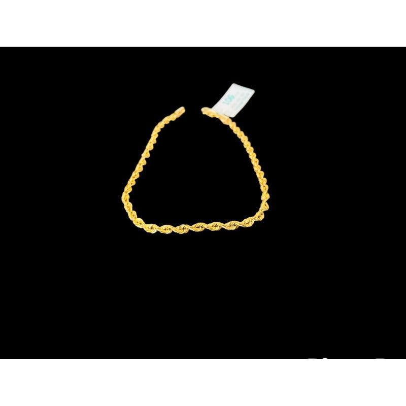 Pulsera Torsal 21 Cm X 3 Mm Oro De 10 Kilates + Obsequio