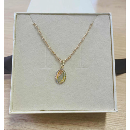 Medalla Virgen Guadalupe Oro Florentino 10 K + Obsequio