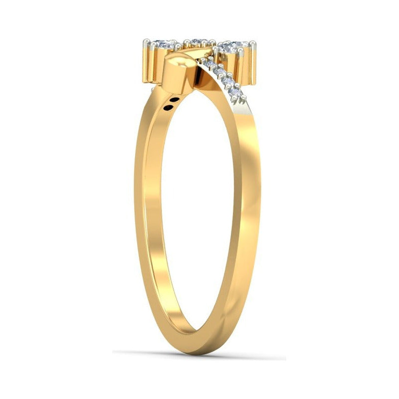 Anillo Brillo Inesperado Joyería M De León Oro 10k + Regalo