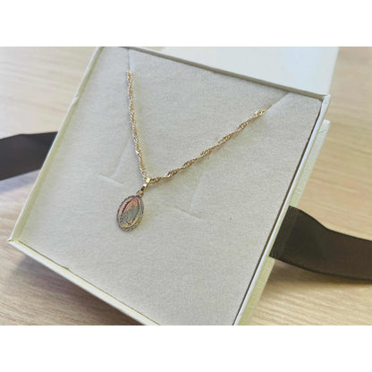 Medalla Virgen Guadalupe Oro Florentino 10 K + Obsequio