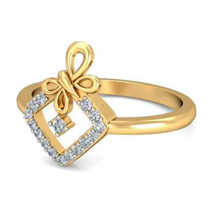 Anillo Moño De Encanto Joyería M De León Oro 10k + Regalo