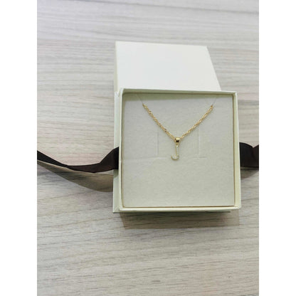 Kit Cadena Con Letra J Piedras Oro  10 K + Obsequio