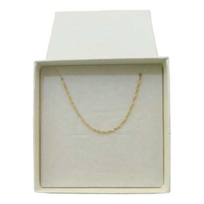 Juego Cadena 50 Cm Inicial Letra P Oro De 14k + Obsequio