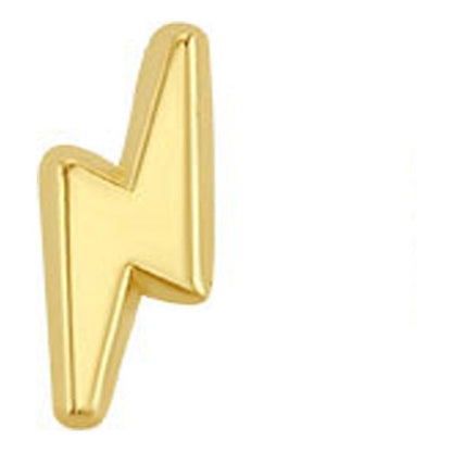 Broquel Mini Rayo En Oro De 10 K + Obsequio