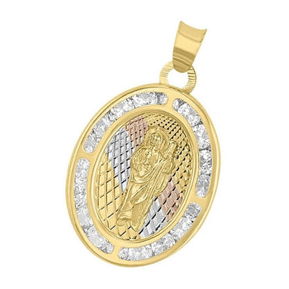 Kit Cadena Con  Medalla San Judas Tadeo Oro 14 K + Obsequio