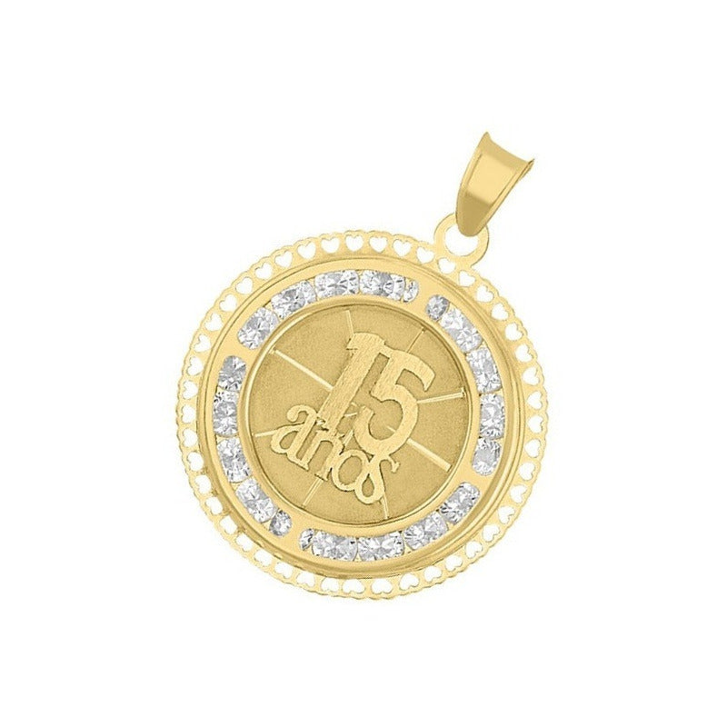 Medalla Xv Años En Oro De 14 K + Obsequio + Envio
