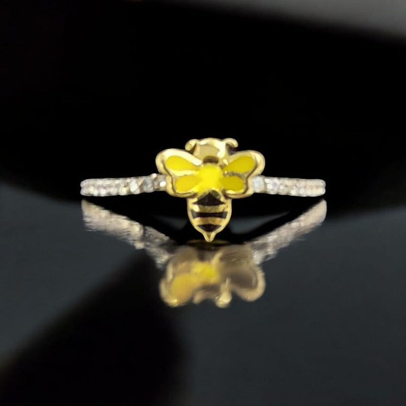 Anillo Abeja Joyería M De León Oro 14k + Regalo
