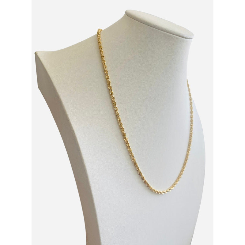 Cadena Torsal 55 Cm X 3 Mm Oro 14 K + Obsequio