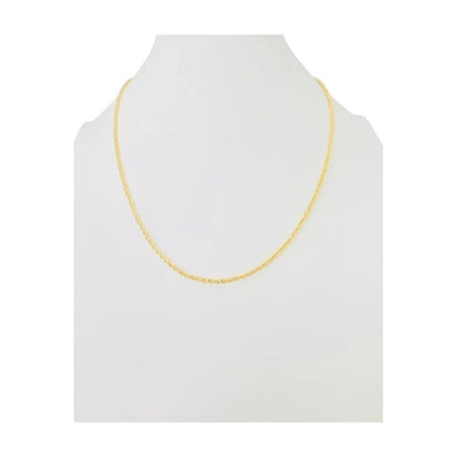 Set Torzal Cadena 45 Cm + Pulsera 18 Cm X 2 Mm Oro 10 K.