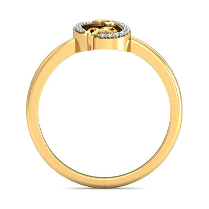 Anillo Lluvia Dorada Joyería M De León Oro 10k + Regalo