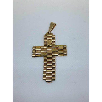 Cruz Tejido Rolex Oro Macizo 14 Kilates
