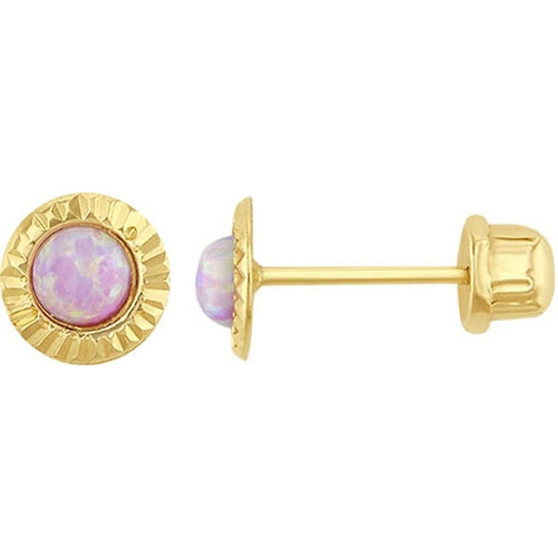 Broquel Español Tornasol En Oro De 10 K + Obsequio + Envío