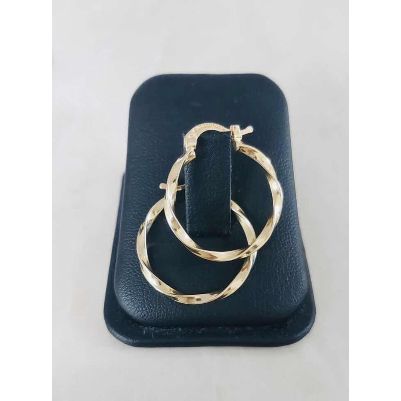 Arracadas Caramelo 2.4 Cm Oro 10 K + Obsequio