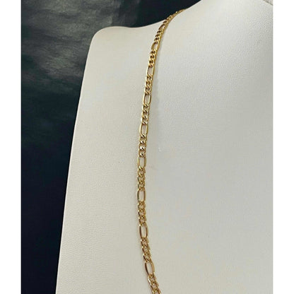 Cadena Tejido 3x1 En Oro De 10 Kilates