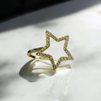 Anillo Destello Joyería M De León Oro 10k + Regalo