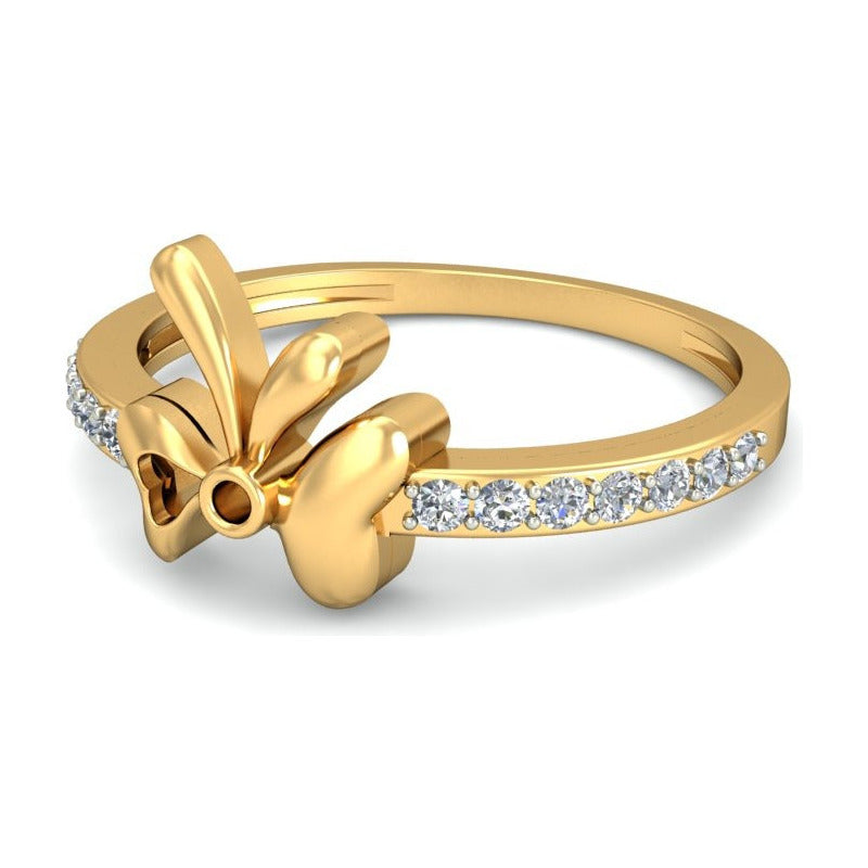 Anillo Lazo De Encanto Joyería M De León Oro 10k + Regalo