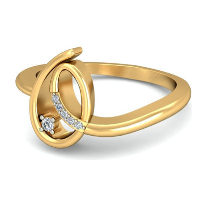 Anillo Gota  Inspiración Joyería M De León Oro 10k + Regalo