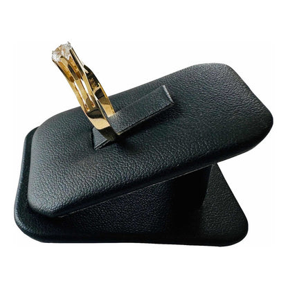 Anillo Compromiso Líneas Circonias Oro 14 K + Obsequio