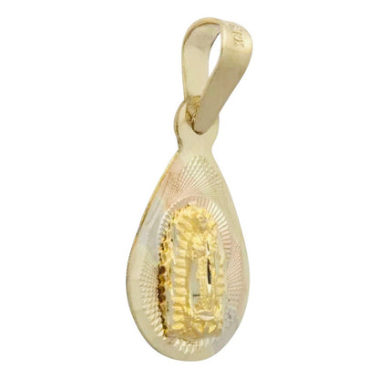 Medalla Virgen De Guadalupe Oro Florentino 14 K + Obsequio