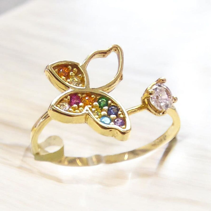 Anillo Primavera Joyería M De León Oro 14k + Regalo