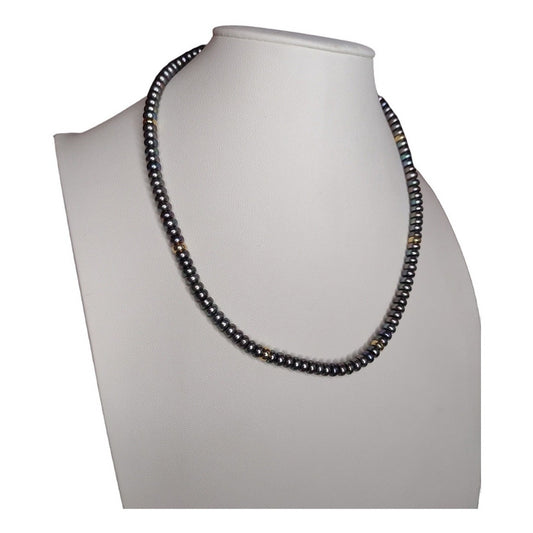 Juego De Collar Y Aretes Elaborados En Oro De 14 K