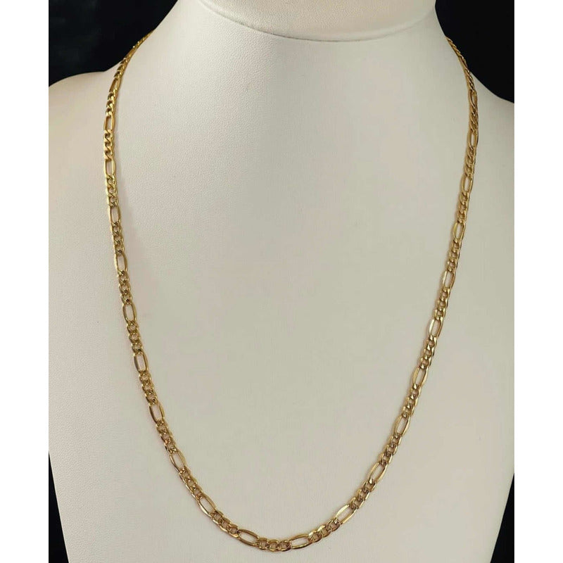 Cadena Tejido 3x1 En Oro De 10 Kilates