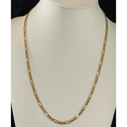 Cadena Tejido 3x1 En Oro De 10 Kilates
