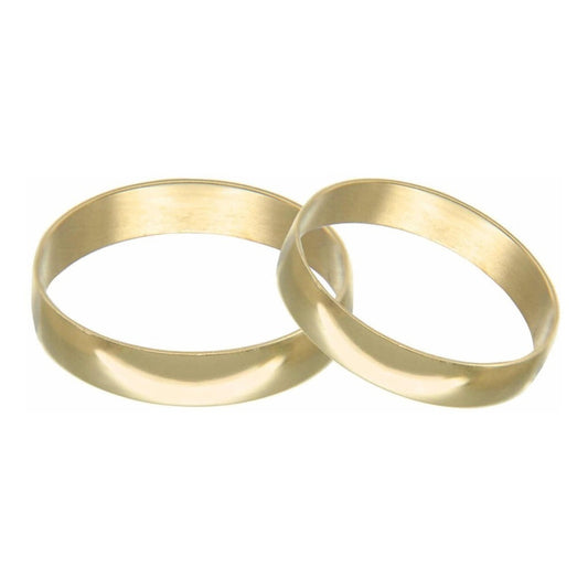 Argollas Matrimoniales Clásicas Oro 10 K 4mm