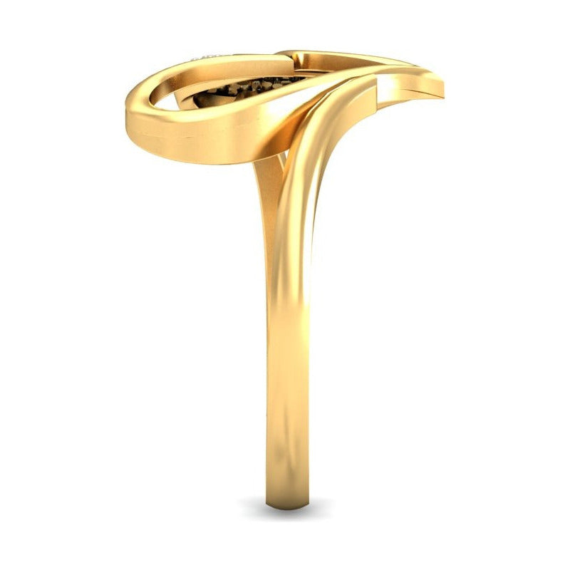 Anillo Corazón Brillante Joyería M De León Oro 10k + Regalo