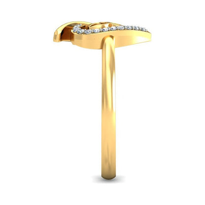 Anillo Flor Natural Joyería M De León Oro 10k + Regalo