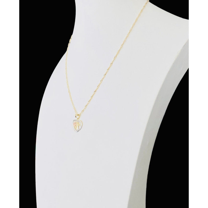 Dije De Corazón Para 15 Años En 3 Oros De 10k + Obsequio