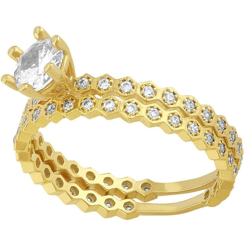 Anillo Alianza Churumbela En Oro De 10 K + Obsequio + Envio