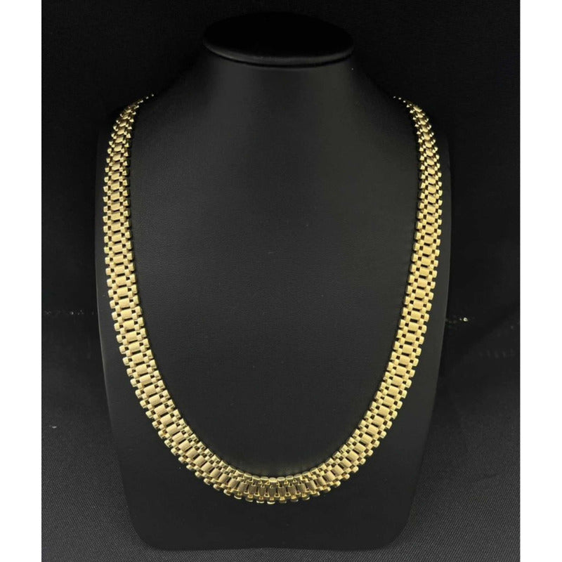 Gargantilla Rolex 50 Cm Por 1 Cm Oro 14 Kilates