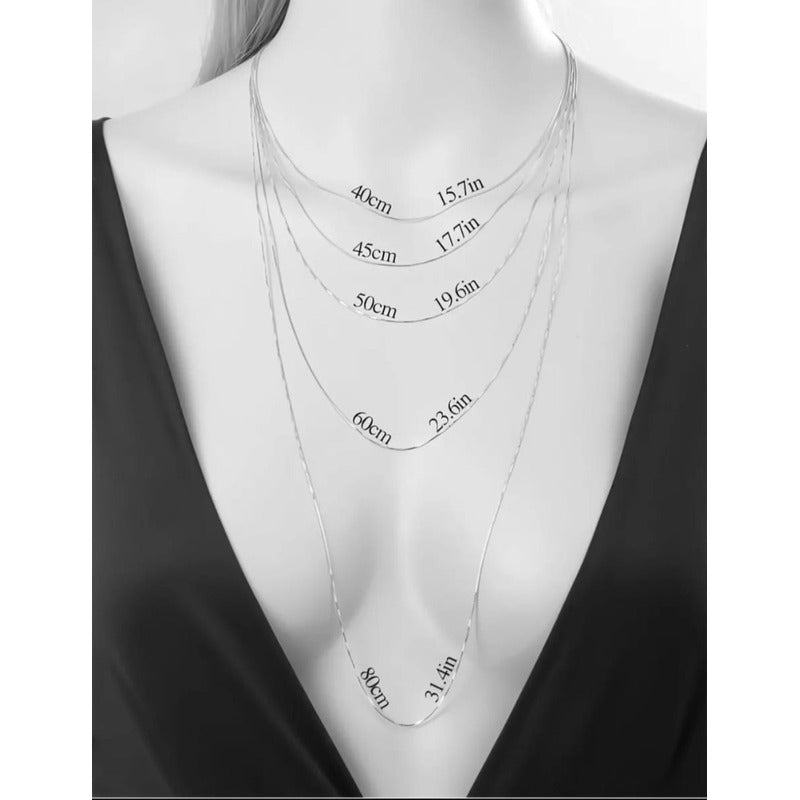 Cadena Singapur 3 Oros 40 Cm 10 K + Obsequio