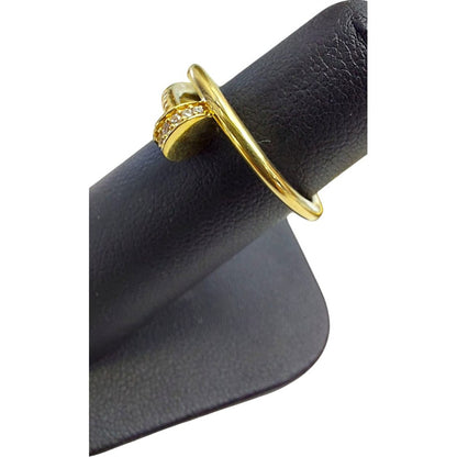 Anillo Clavo Joyería M De León Oro 10k + Regalo