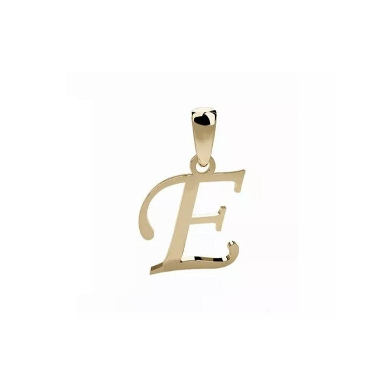 Gargantilla De Inicial Letra E Oro 14 K + Obsequio