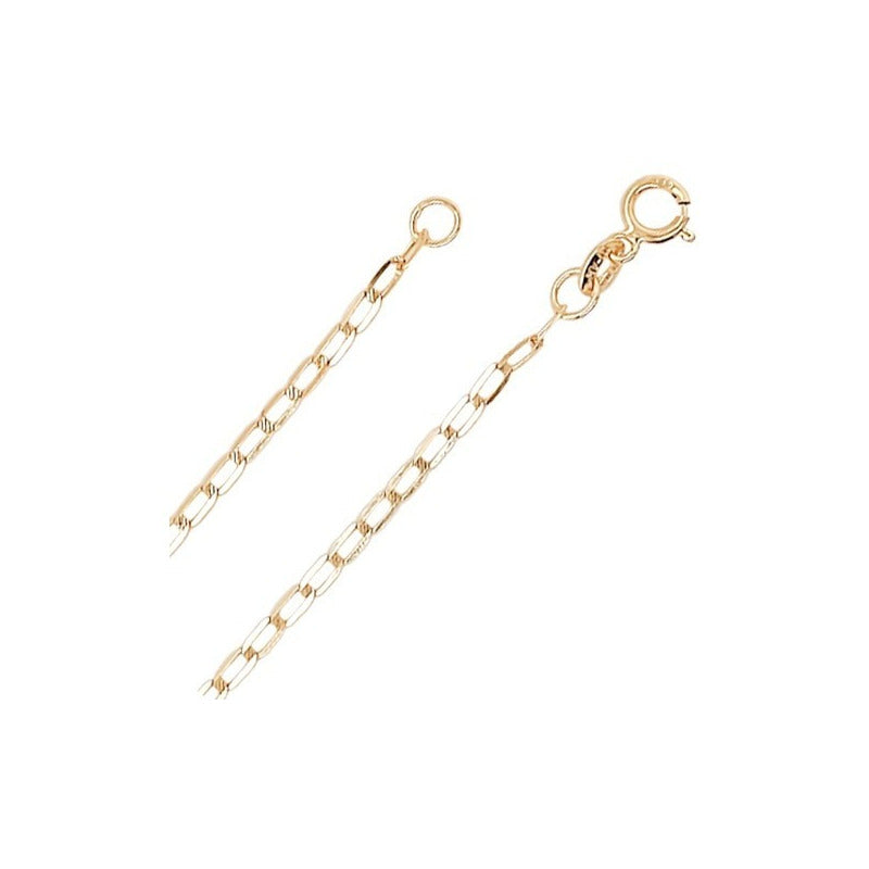 Cadena Inglesa Calibre 040 En Oro Amarillo D 14 K + Obsequio