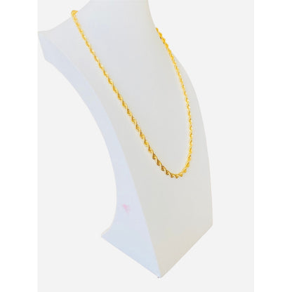 Cadena Torsal 50 Cm X 6 Mm Oro 14 K  + Obsequio