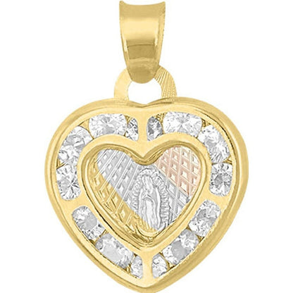 Medalla Mini Corazón En Oro De 10 K + Obsequio + Envio