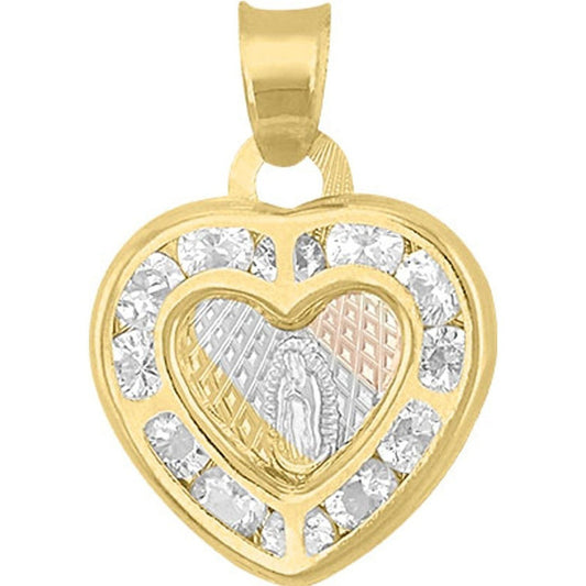 Medalla Mini Corazón En Oro De 10 K + Obsequio + Envio