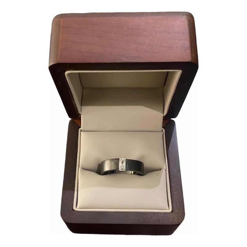 Anillo De Promesa Para Caballero En Oro De 18 Kilates