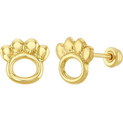 Broquel Huellita En Oro De 10 K + Obsequio + Envío