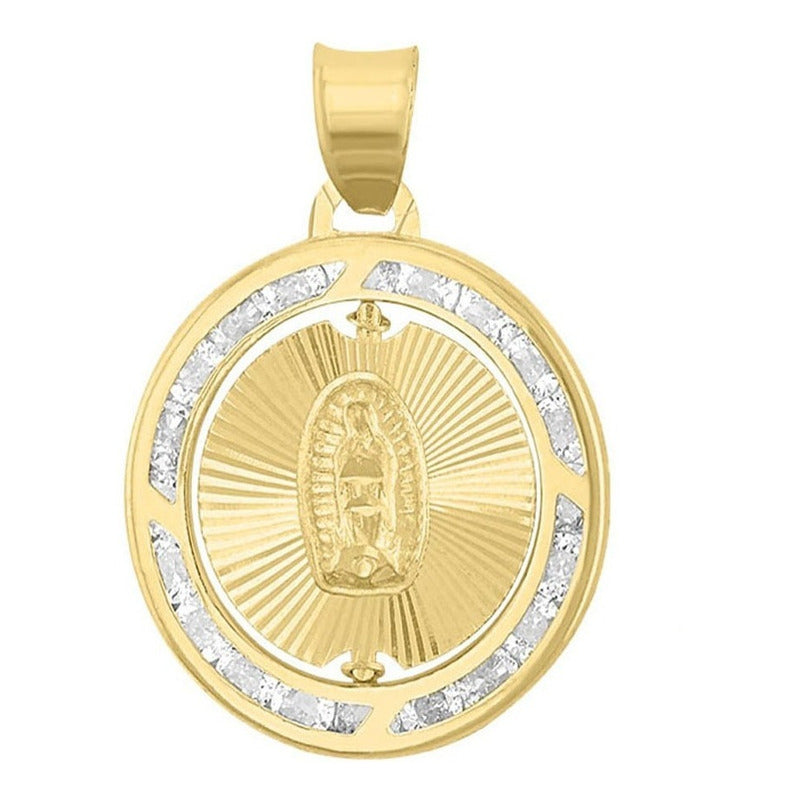 Kit Cadena Con Medalla Escapulario Oro 10 K + Obsequio