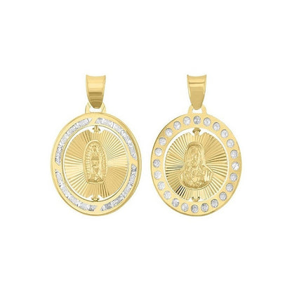 Kit Cadena Con Medalla Escapulario Oro 10 K + Obsequio