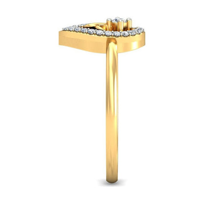 Anillo Gota Serena Joyería M De León Oro 10k + Regalo