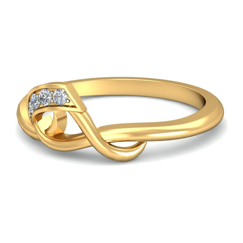 Anillo Brisa De Oro Joyería M De León Oro 10k + Regalo
