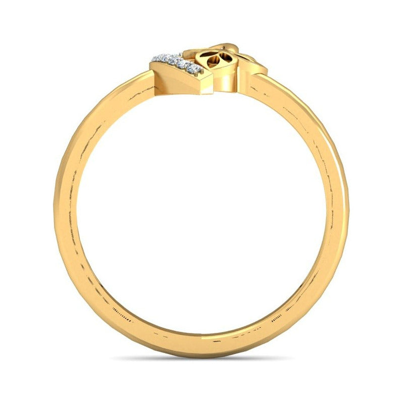 Anillo Flor Natural Joyería M De León Oro 10k + Regalo